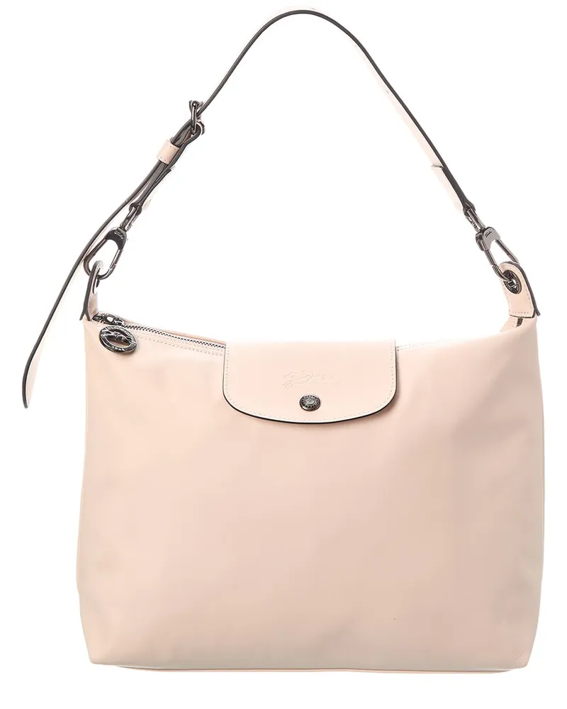 Longchamp Le Pliage Xtra Medium Leather Hobo Bag Brown