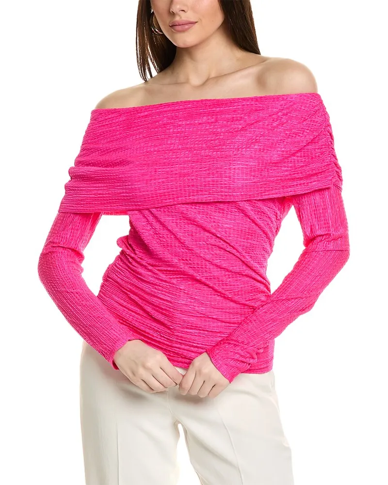 BCBGMAXAZRIA Asymmetric Top Pink