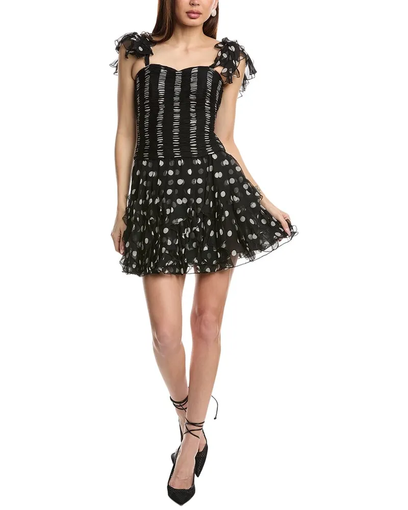 Valentino Garavani Midi Silk Dress Black