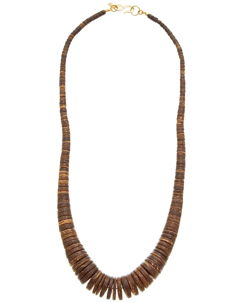 Kenneth Jay Lane Plated Graduated Necklace Nocolor