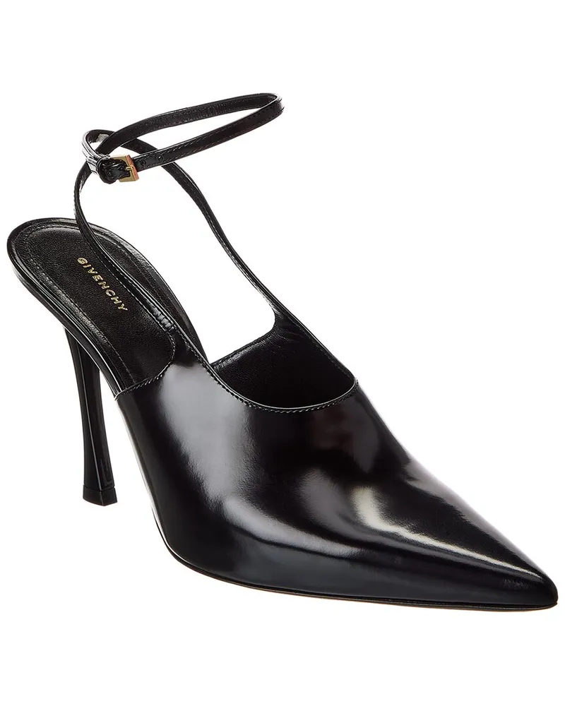 Givenchy Show Leather Slingback Pump Black