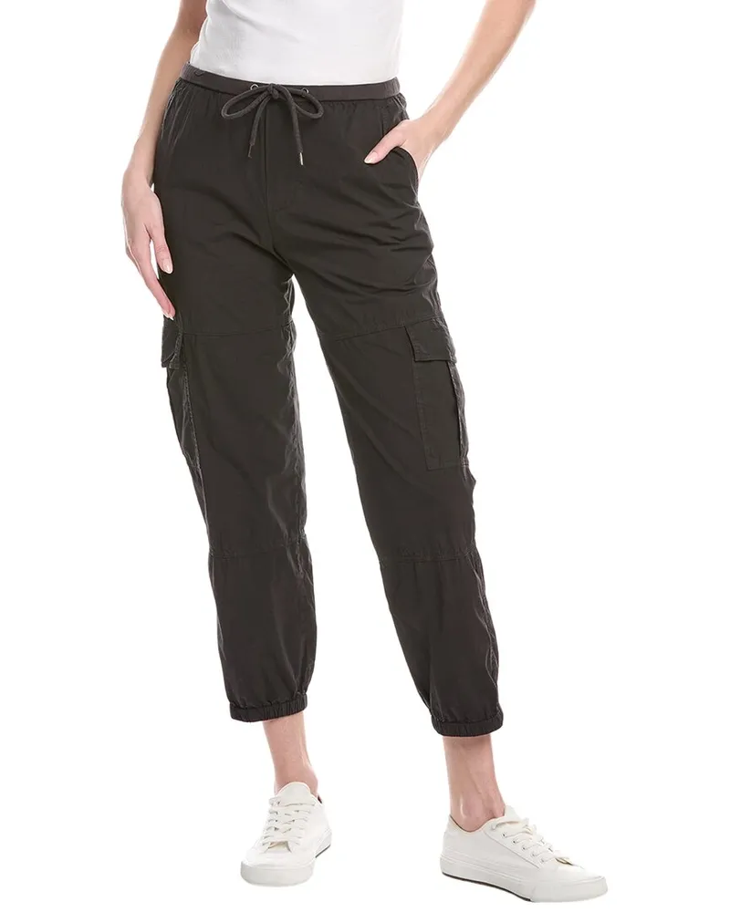 James Perse Poplin Cargo Pant Black