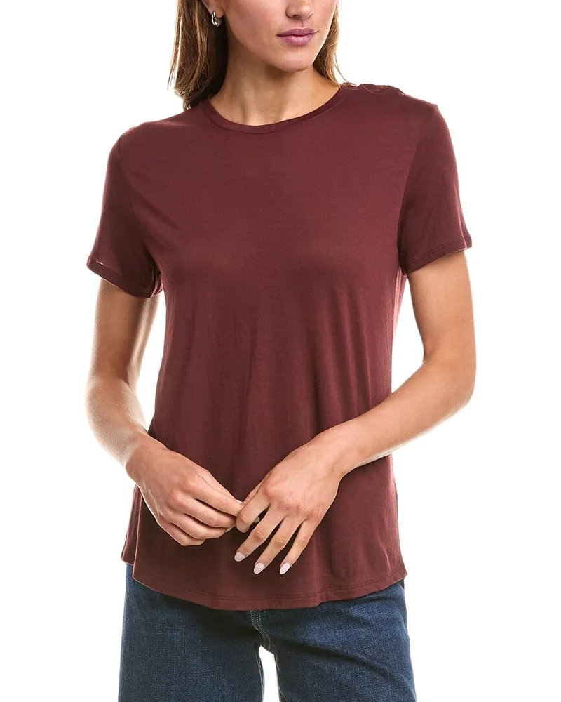 Vince Shirttail T-Shirt Black