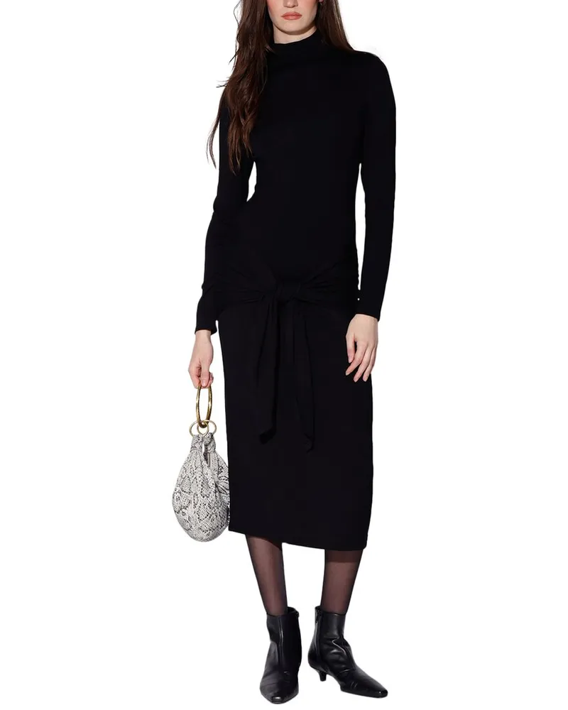 Walter Baker Celeste Midi Dress Black