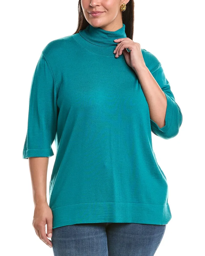 Marina Rinaldi Plus Alfa Wool Sweater Nocolor