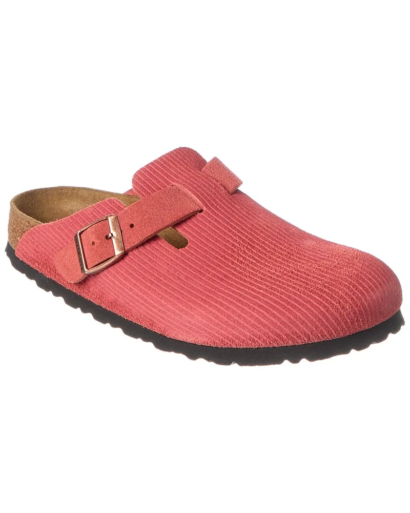 Birkenstock Boston BS Narrow Suede Clog Brown