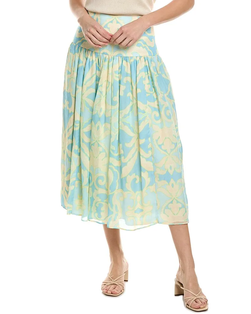 Alexis Maeve Midi Skirt Blue