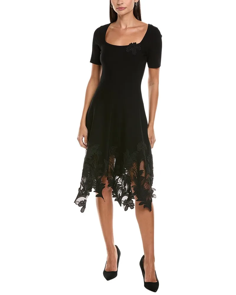 Oscar de la Renta A-Line Dress Black