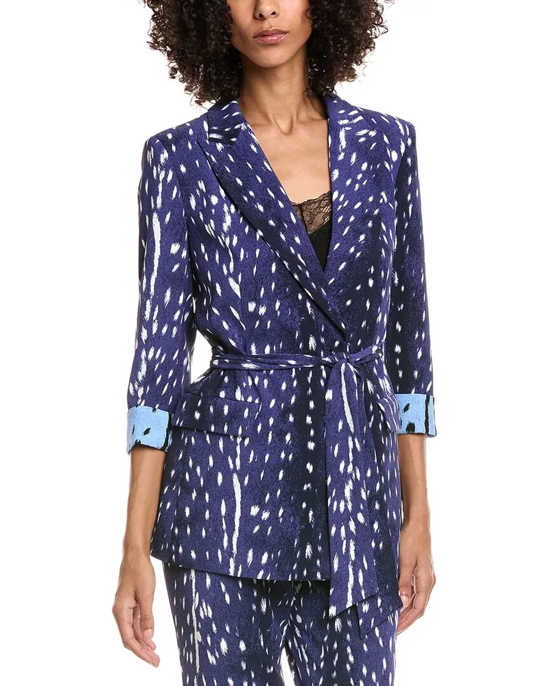 Diane von Furstenberg Emiliano Jacket Blue