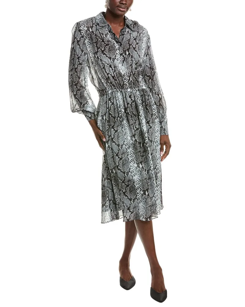 Officine Generale Officine Generale Elna Shirtdress Grey
