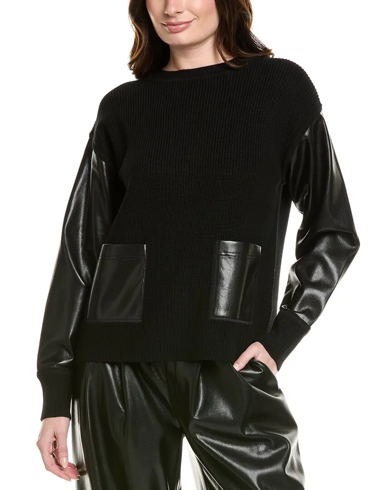 HUGO BOSS Fanalian Wool Sweater Black