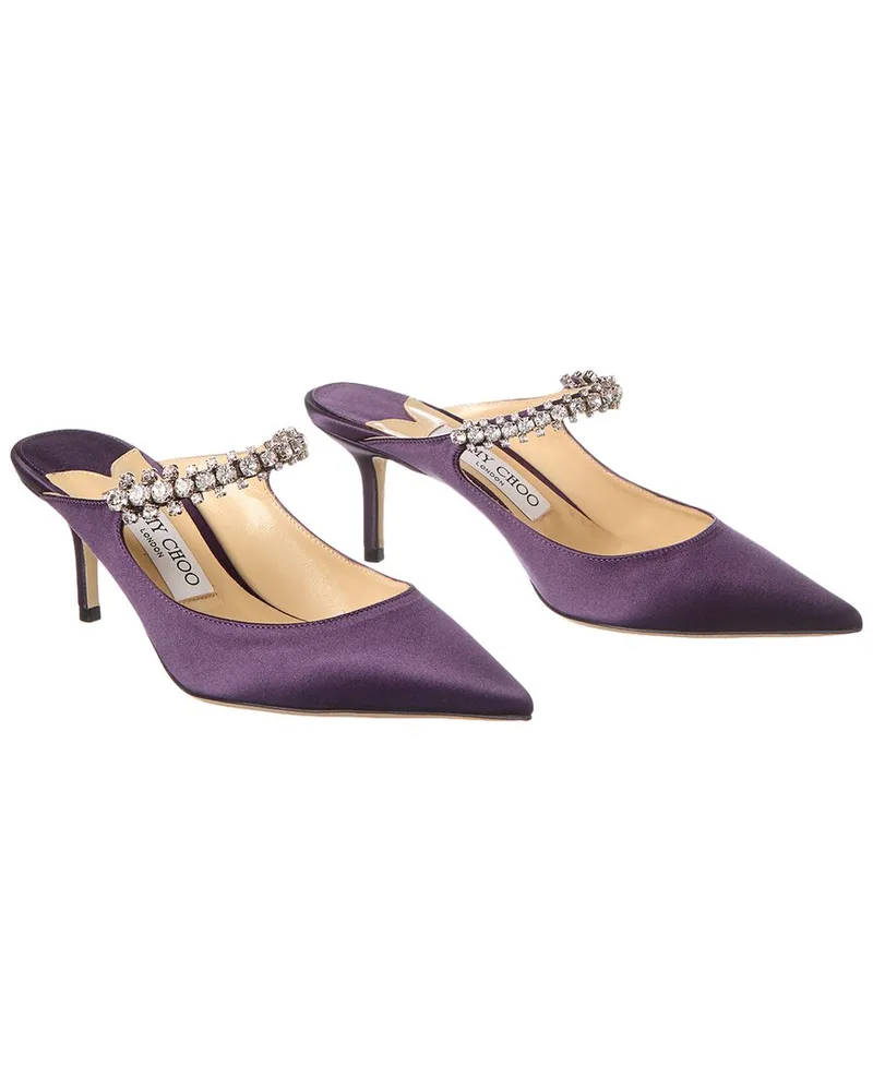 Jimmy Choo Bing 65 Satin Mule (Authentic Pre-Loved Nocolor