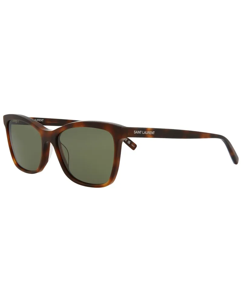 Saint Laurent Women's SL502 56mm Sunglasses Brown