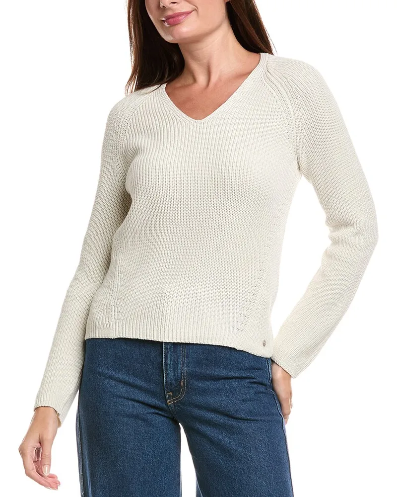 HUGO BOSS Fardin Sweater White