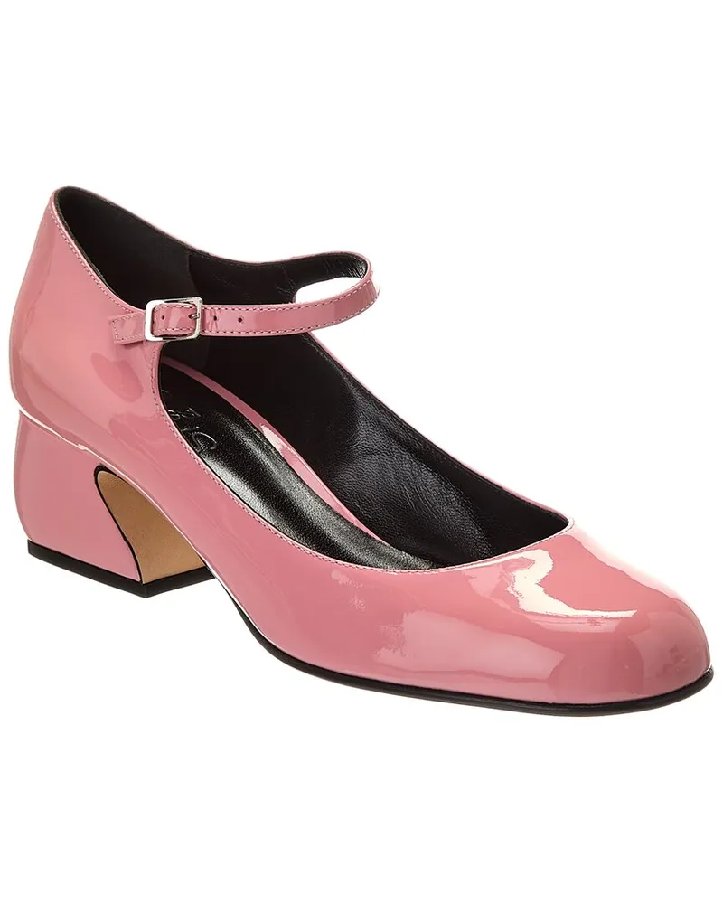 Sergio Rossi Patent Pump Pink