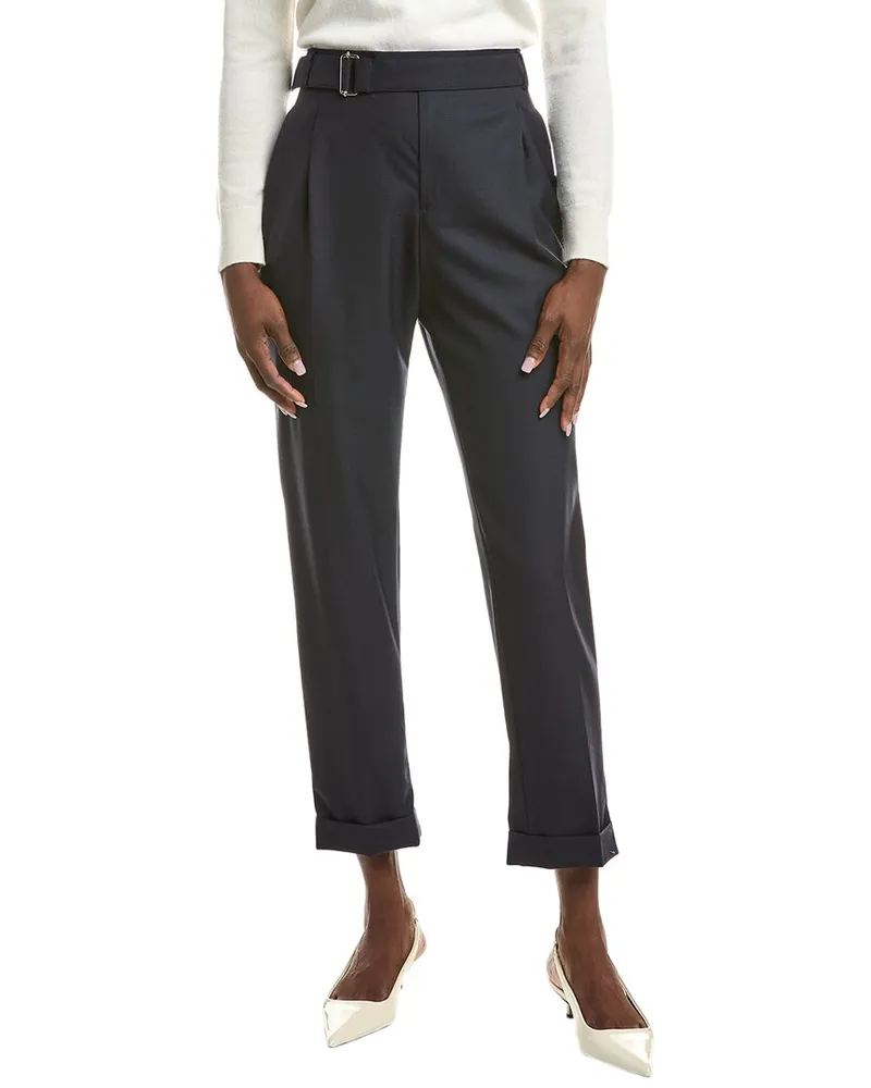 Officine Generale Officine Generale Pierre Wool Pant Blue