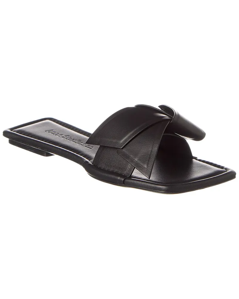 Acne Studios Leather Sandal Black