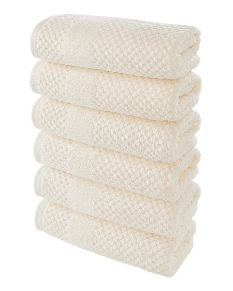 Alexis Antimicrobial Honeycomb Hand Towel Pack of 6 Nocolor