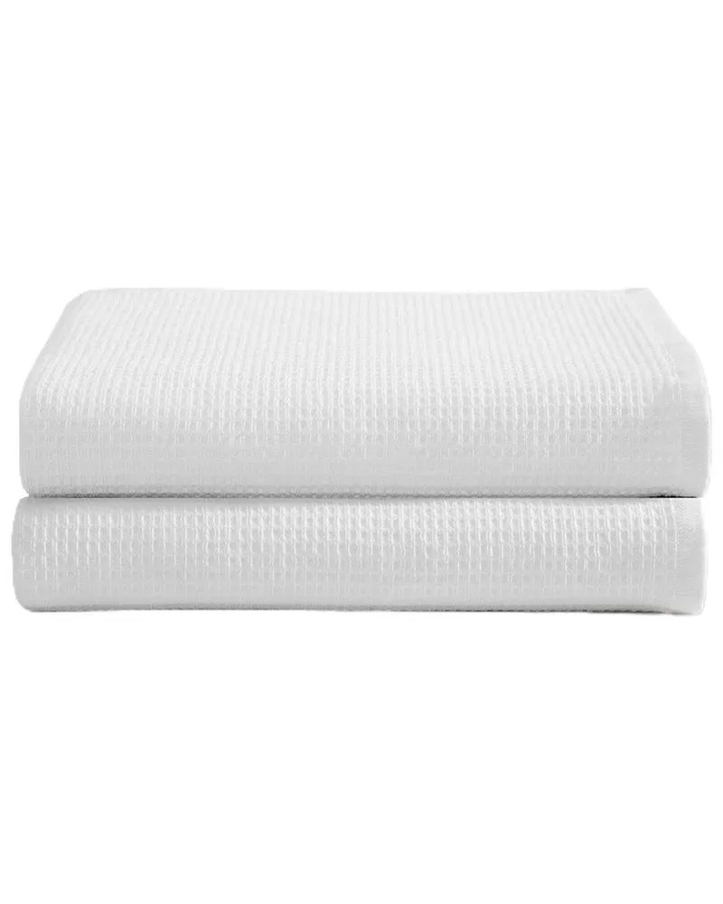 Calvin Klein Eternity Cotton Waffle Bath Towel Set Nocolor