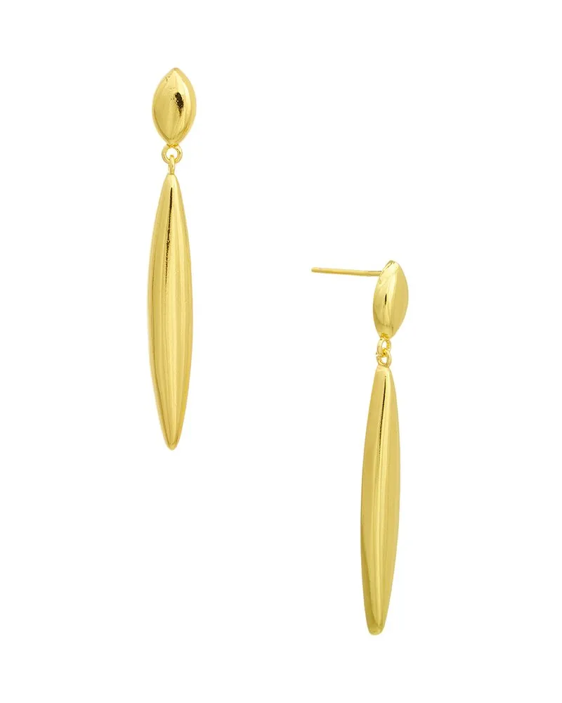 Kenneth Jay Lane Plated Dangle Earrings Nocolor