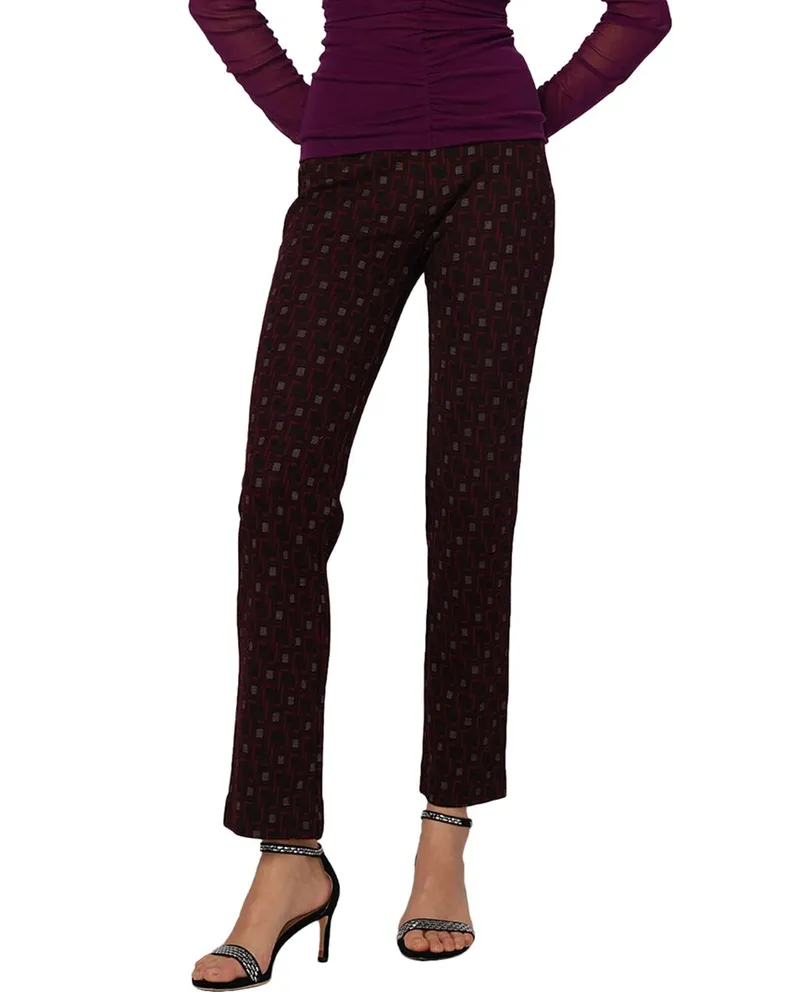 Diane von Furstenberg Tavolara Wool-Blend Pant Nocolor