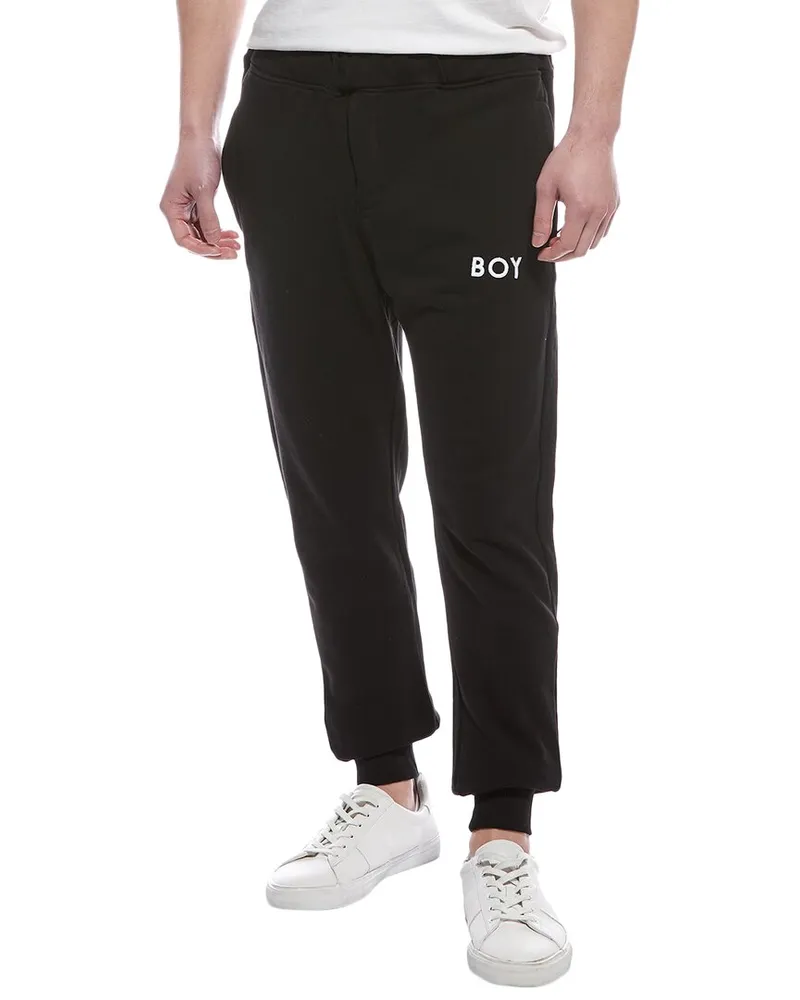 Boy London Jersey Tailored Zip Trouser Black