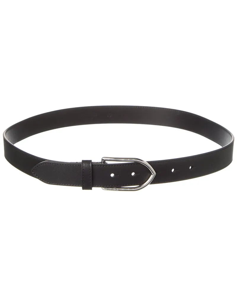 Jacquemus La Ceinture Bambino Leather Belt Black