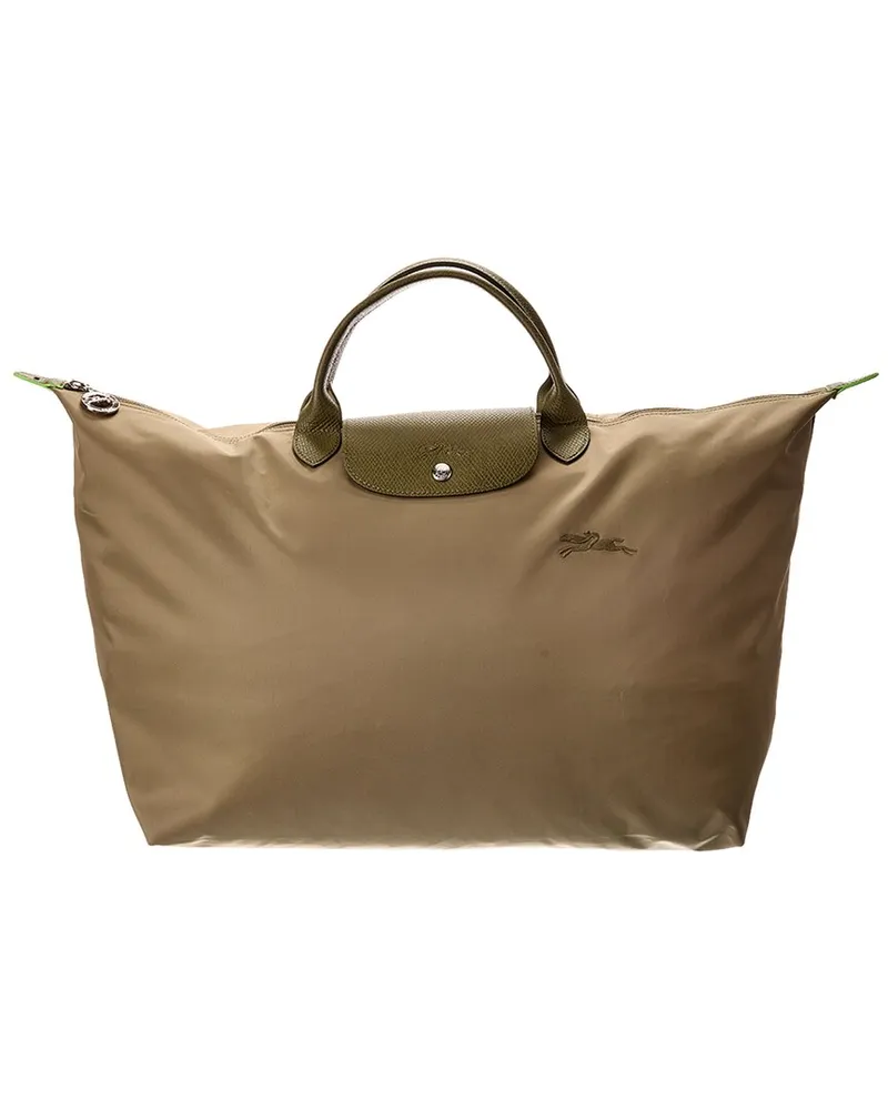 Longchamp Le Pliage Original Large Canvas Travel Bag Green