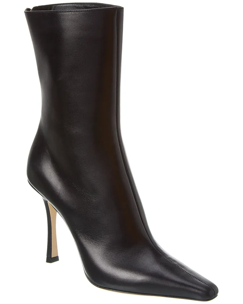 Jimmy Choo Agathe AB 100 Leather Bootie Black