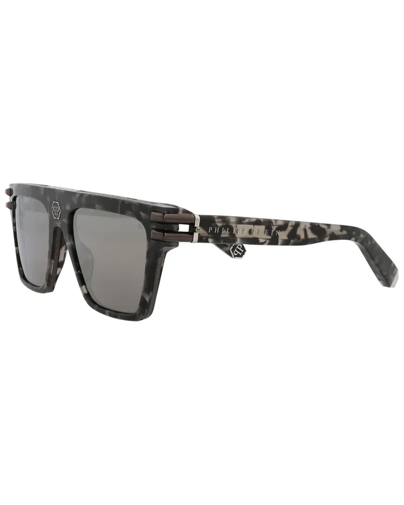 Philipp Plein Unisex SPP108V 56mm Sunglasses Black