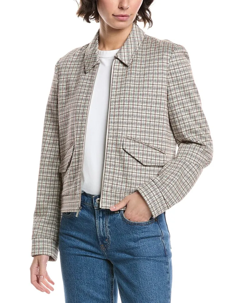 Theory Zip Jacket Tan
