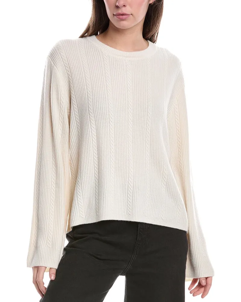 Rag & Bone Maud Cashmere Sweater White