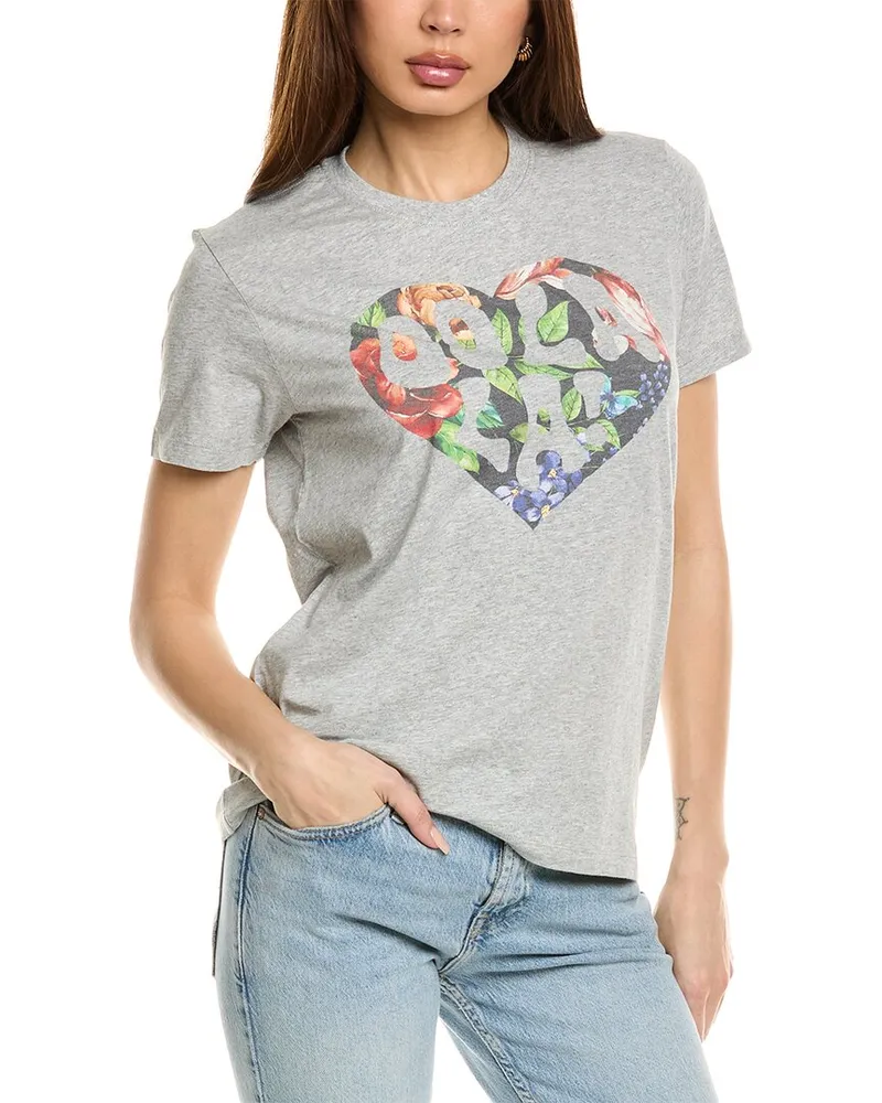 Johnny Was Heart Oolala T-Shirt Grey
