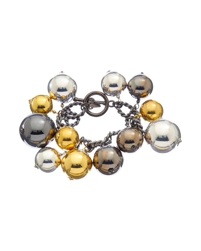 Kenneth Jay Lane Plated Charm Bracelet Nocolor