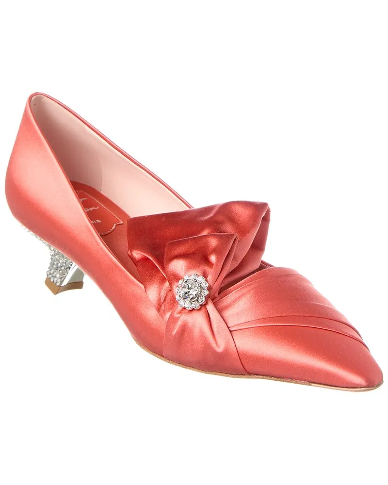 Roger Vivier Satin Pump Pink