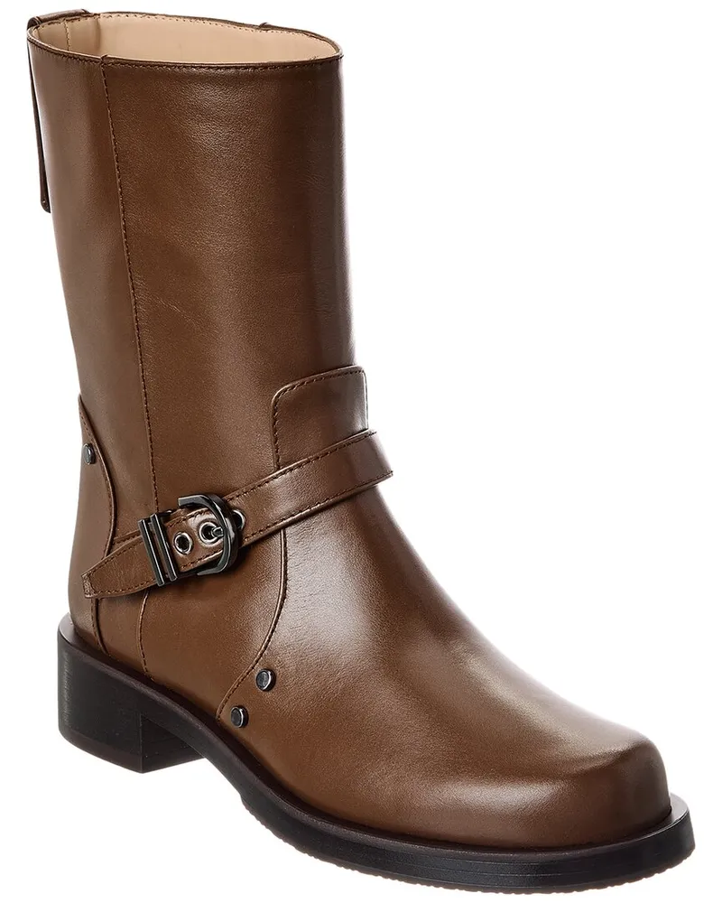 Stuart Weitzman Maverick Leather Bootie Brown