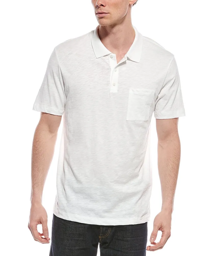 Theory Bron Polo Shirt White