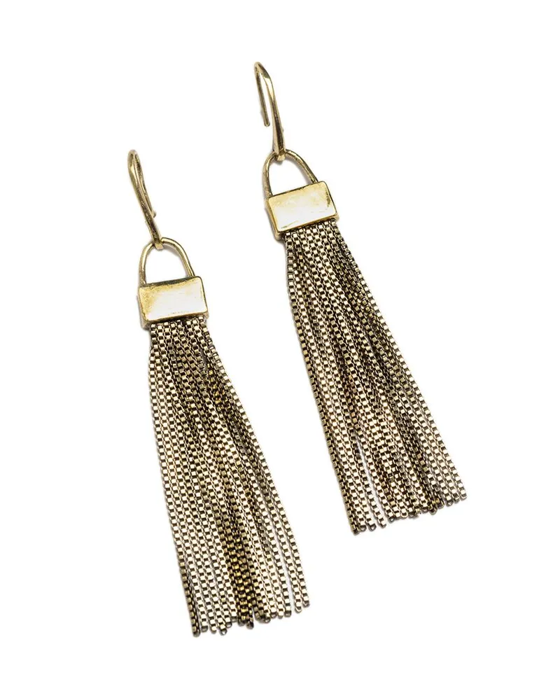 Johnny Was Tassel Drop Earrings Nocolor