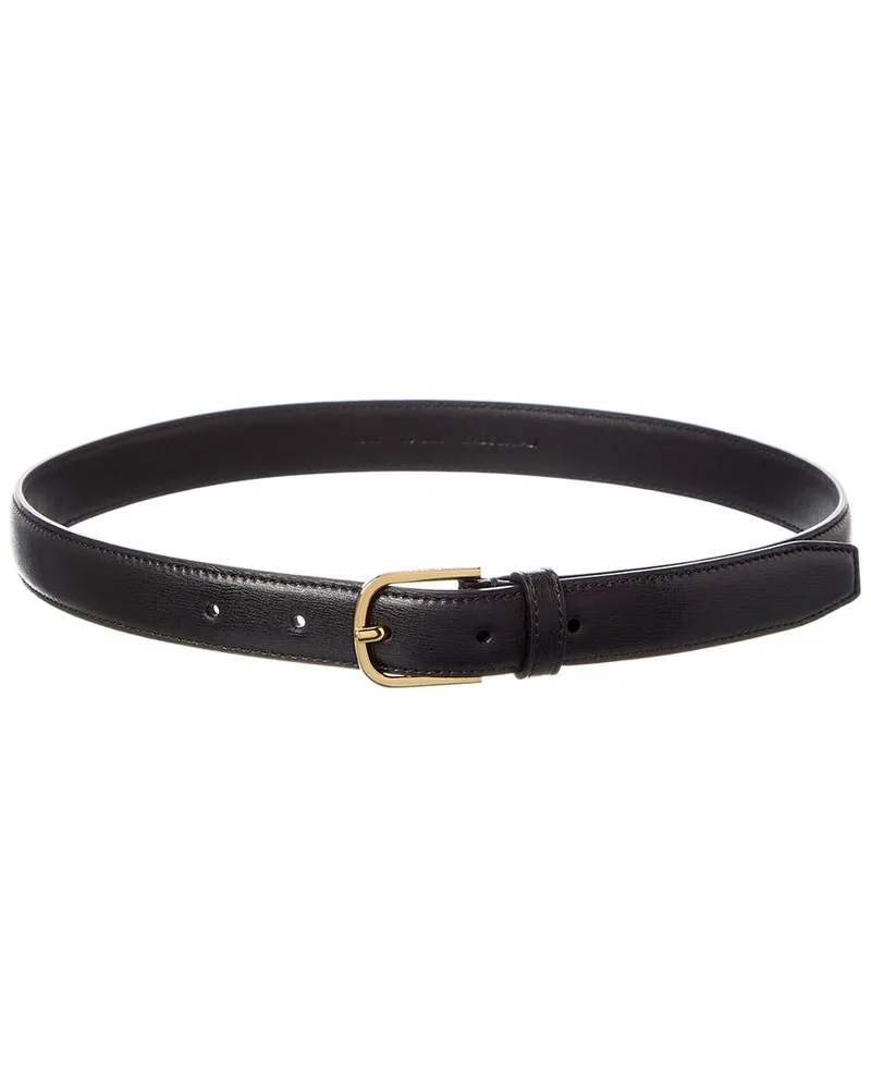 Totême Leather Belt Black