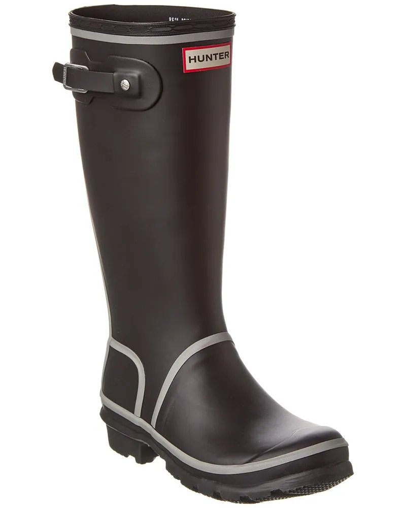 Hunter Original Reflective Outline Boot Black