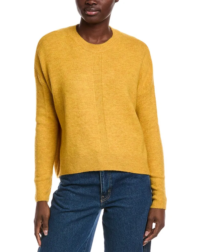 Vince Camuto Crewneck Sweater Yellow