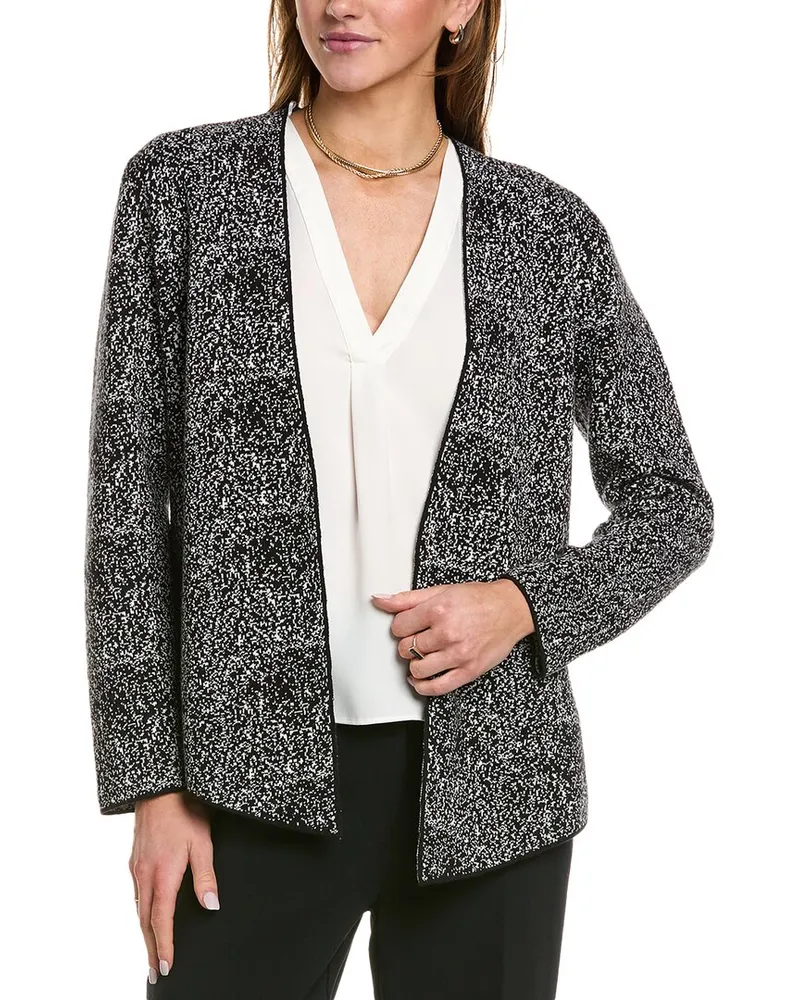 Anne Klein Fitted Cardigan Black