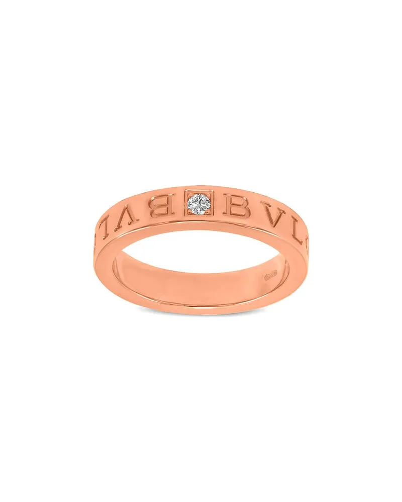 Bulgari 18K Rose Gold 0.01 ct. tw. Diamond Ring Nocolor