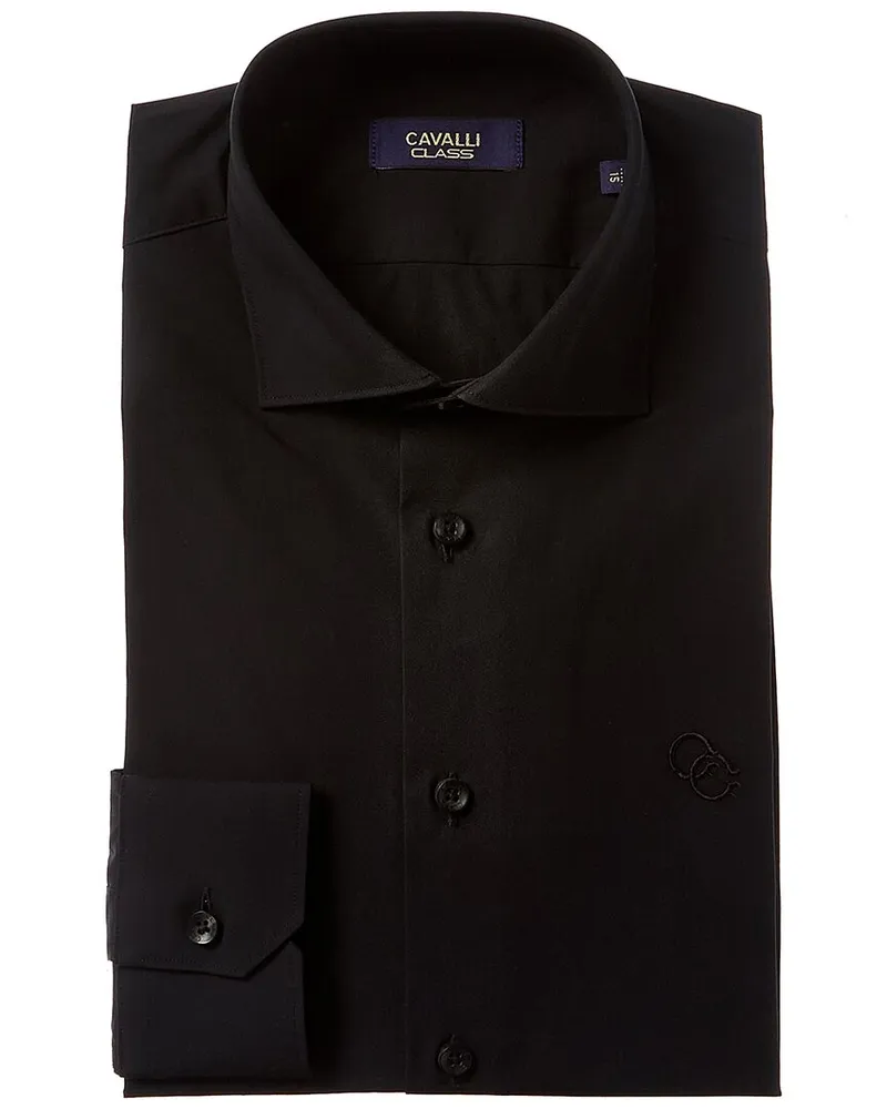 Roberto Cavalli Slim Fit Dress Shirt Nocolor
