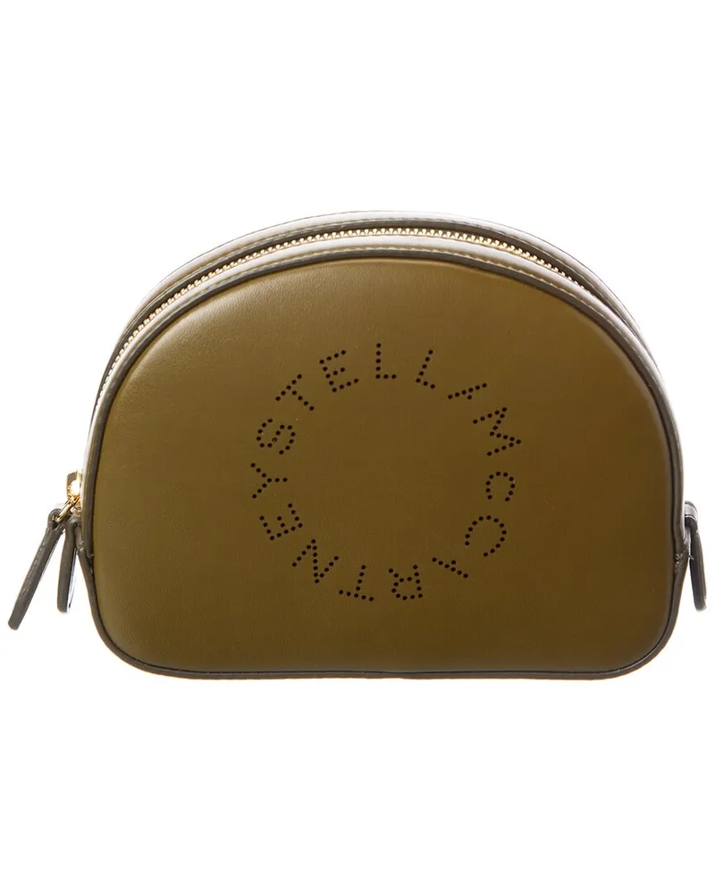 Stella McCartney Logo Cosmetic Bag Green