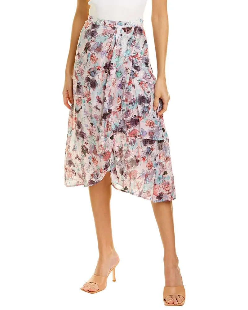 IRO Volar Midi Skirt Pink