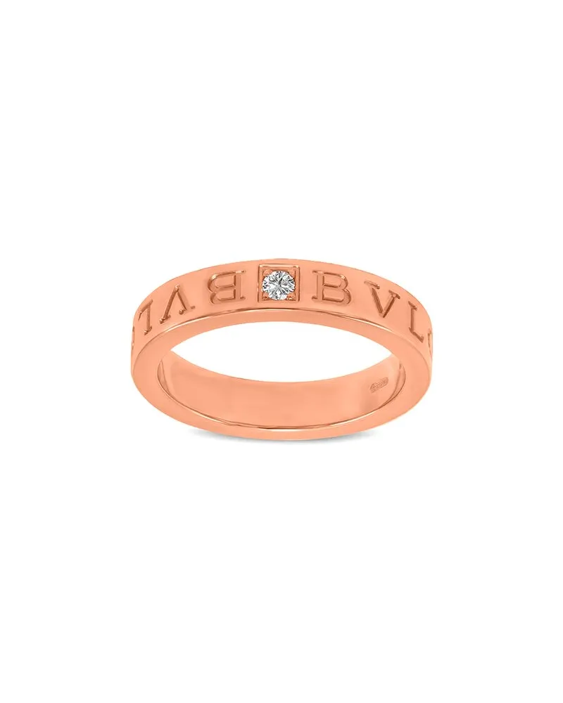 Bulgari 18K Rose Gold 0.01 ct. tw. Diamond Ring Nocolor