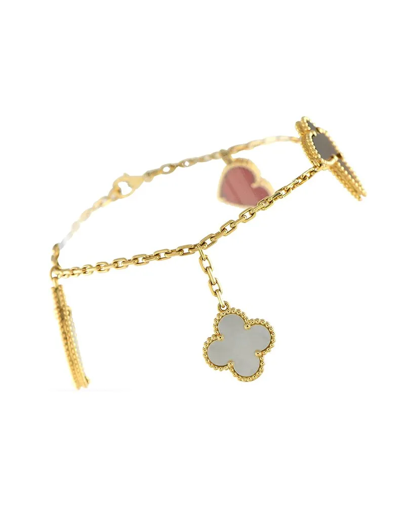 Van Cleef & Arpels 18K Gemstone Bracelet (Authentic Pre-Loved Nocolor