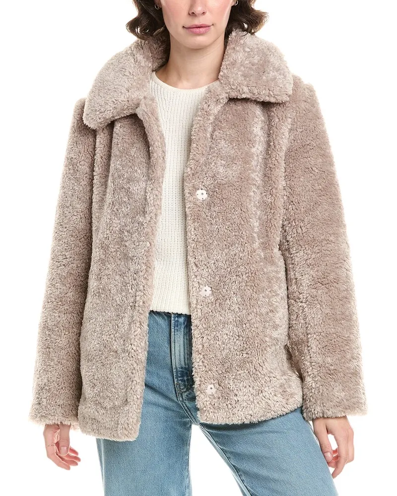 Sam Edelman Butter Teddy Jacket Grey