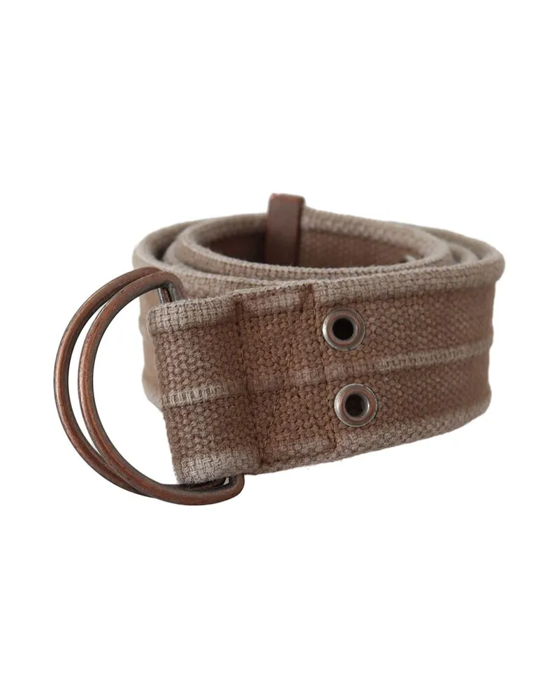 Dolce & Gabbana Leather Logo Sling Cintura Buckle Belt Nocolor